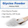 Glycine Powder (2 lbs) - Promotes Restful Sleep, Muscle Energy and Strength, Memory and Cognition Support (Resealable Bag) view 3