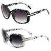2 Pairs Women's Bifocals Reading Sunglasses Reader Glasses Vintage Outdoor Black and Leopard (2 Pairs (Grey/Mica), 3.25) view 1