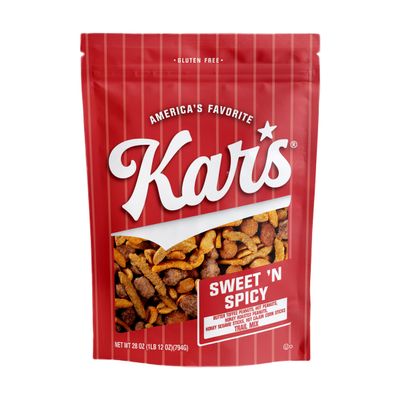 Kars Nuts Sweet 'N Spicy Trail Mix, 28 oz Resealable Pouch (Pack of 1), Gluten-Free Snack Mix