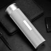 Cigar Case Humidor Gadgets Cigar Tube Portable Cigar Jar W/ Hygrometer for Travel Work Wedding Anniversary Business Gifts view 2