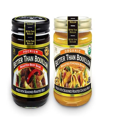 Better than Bouillon Combo Pack: Roasted Beef Base 8 oz & Organic Roasted Chicken Base 8 oz (2 Pack; 1 each)