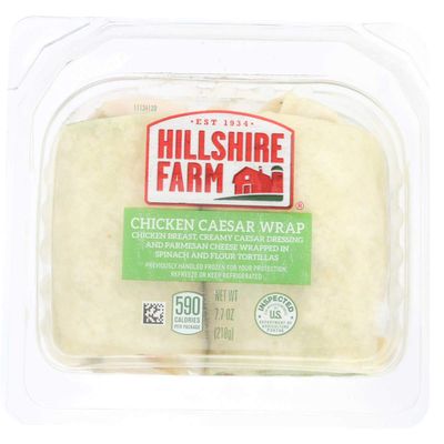 Hillshire Farm, Chicken Caesar Wrap, 7.7 oz. (12 Count)