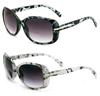 2 Pairs Women's Bifocals Reading Sunglasses Reader Glasses Vintage Outdoor Black and Leopard (2 Pairs (Grey/Mica), 2.00) view 1