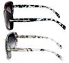 2 Pairs Women's Bifocals Reading Sunglasses Reader Glasses Vintage Outdoor Black and Leopard (2 Pairs (Grey/Mica), 2.00) view 2