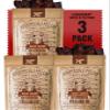 Righteous Felon Beef Jerky - Bourbon Franklin Flavor - All-Natural Bourbon Jerky - Locally Sourced & Dried Beef - Low-Sugar, High-Protein, Healthy Snacks - 2 Ounces Each, Pack of 3 view 1