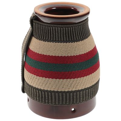 Cup Ceramic Burner Holder Moxa Box Scraping Can Moxa Cone Burning Tool with Storage Pouch and Net
