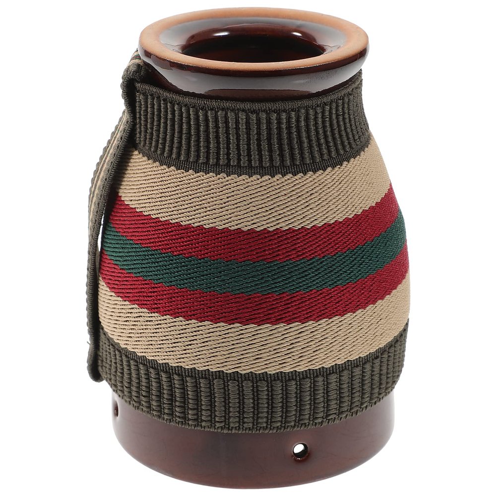 Cup Ceramic Burner Holder Moxa Box Scraping Can Moxa Cone Burning Tool with Storage Pouch and Net