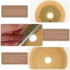 EXCEART 5pcs Adhesive Skin Barrier Wafer for Pouch System Ostomy Bags Ring Colostomy Barrier view 4