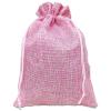 12-Pack 8x10 Natural Burlap Gift Bags w. Drawstring (Hot Pink, Large) for Party Favors, Presents or DIY Craft by TheDisplayGuys view 1