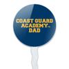 GRAPHICS & MORE U.S. Coast Guard Academy Bears Dad Cupcake Picks Toppers Decoration Set of 6 view 2