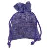 12-Pack 3x4 Natural Burlap Gift Bags w. Drawstring (Lavender Purple, X-Small) for Party Favors, Presents or DIY Craft by TheDisplayGuys