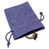 12-Pack 3x4 Natural Burlap Gift Bags w. Drawstring (Lavender Purple, X-Small) for Party Favors, Presents or DIY Craft by TheDisplayGuys view 2