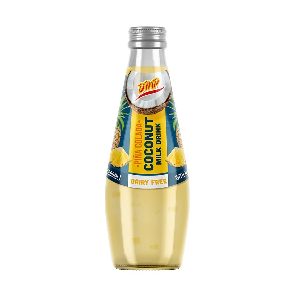 De Mi Pais Leche de Coco Sabor a Pia Colada con Pulpa 9.8oz / Pineapple Coconut Flavored Coconut Milk with Pulp 9.8oz (10)