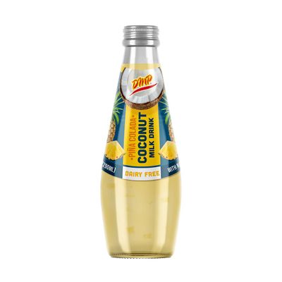 De Mi Pais Leche de Coco Sabor a Pia Colada con Pulpa 9.8oz / Pineapple Coconut Flavored Coconut Milk with Pulp 9.8oz (12)