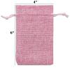 12-Pack 4x6 Natural Burlap Gift Bags w. Drawstring (Hot Pink, Small) for Party Favors, Presents or DIY Craft by TheDisplayGuys view 4