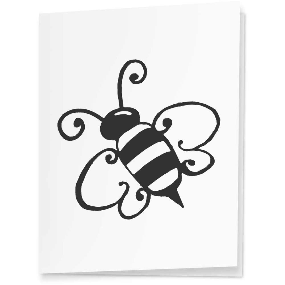 Azeeda 4 x 'Bumble Bee' Gift Tags/Labels (GI00035950)