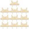 10PCS Eid Mubarak Cake Toppers Ramadan Kareem Cupcake Toppers Ramadan Mubarak Cake Decorations for Muslim Festival Party Decorations view 1