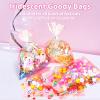 Cherodada 4x6 Inch Iridescent Cellophane Bags, with Twist Ties, Treat Bags for Candy Cookie Goodie Chocolates, And Popcorn view 4
