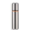 4 Cigar Tube Travel Humidor Box Metal Portable Cigar Case Cedar Wood Cigars Box W/ Humidifier Cigars Hygrometer for Wedding Anniversary Business Trip Gifts