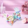 Cherodada 6x9 InchIridescent Cellophane Bags, with Twist Ties, Treat Bags for Candy Cookie Goodie Chocolates, And Popcorn view 2