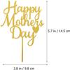 10pcs Happy Mothers Day Cake Toppers Cupcake Topper Acrylic Cake Picks for Birthday Party Mothers Day Cake Decoration view 2