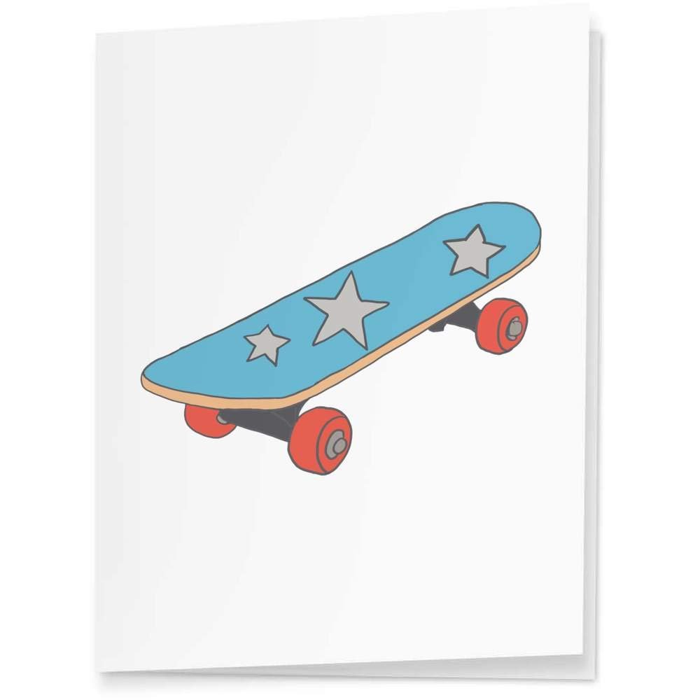 Azeeda 4 x 'Skateboard' Gift Tags/Labels (GI00030018)