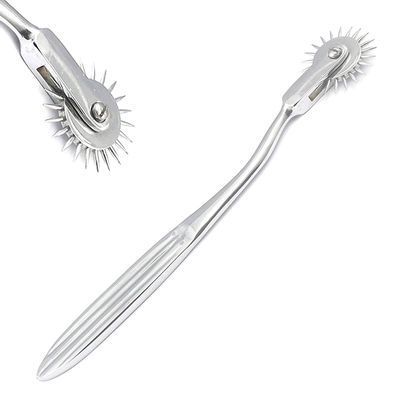 AAProTools Single Head Wartenberg Pinwheel Steel Rotating Tongue Body Sensory Spur Pin Wheel Toy Tool