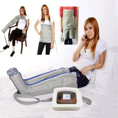 All in One POWERPRESS Recovery Boots Compression Leg Massage System w/Arm, Waist & Waist Thigh Pants Set (X Large Pair Set)