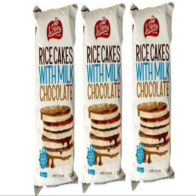 Just Grown Kosher For Passover ( ) Milk Chocolate Coated Rice Cakes, 3.1 Oz (Pack of 3, Total of 9.3 Oz)