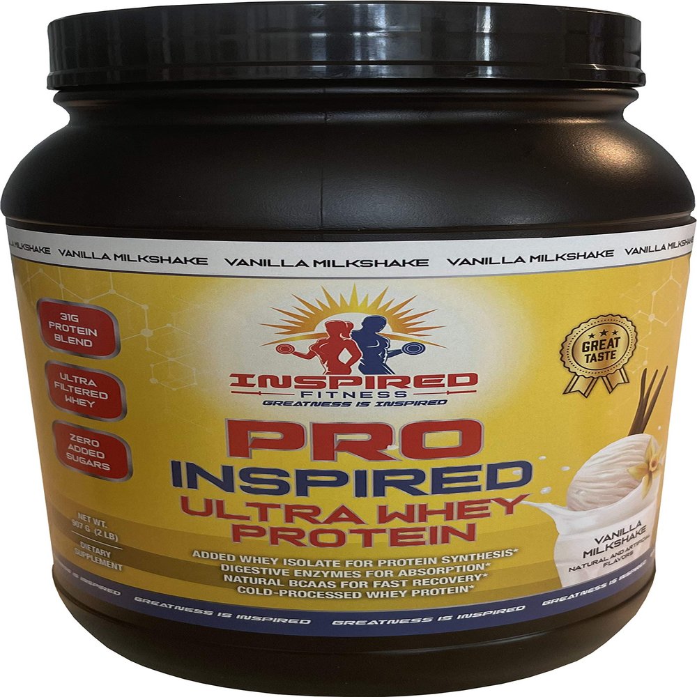 Pro Inspired Ultra Filtered Whey Protein, Vanilla, 31G Protein, 2lb