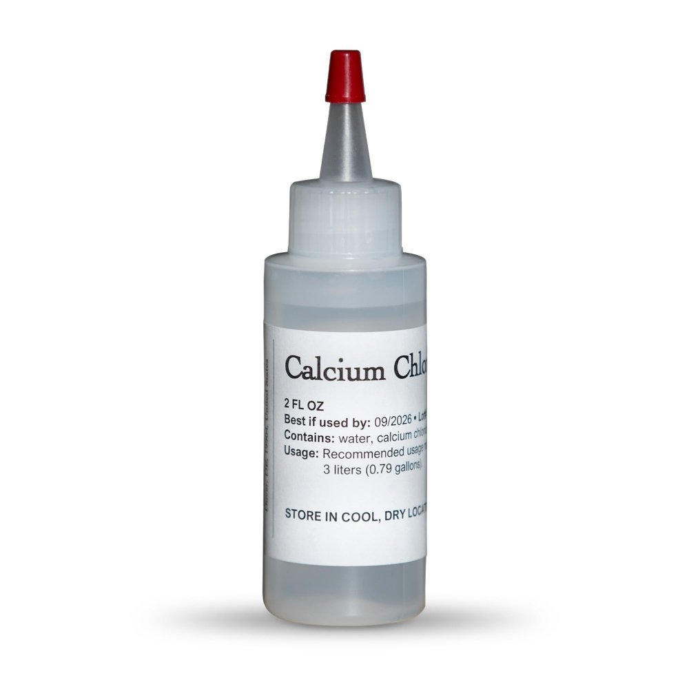 Fromaggio Calcium Chloride for Cheese Making Premium Additive for Better Curd Formation and Yield in Soft & Hard Cheeses | Vegetarian, Non-GMO, Kosher, Gluten-Free.