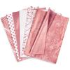 Whaline 60Pcs Rose Gold Pink Tissue Paper Assorted Elegant Style Gift Wrap Paper Bulk 13.8 x 19.7 Inch Mother's Day Floral Wrapping Paper Art Tissue for Wedding Birthday Party DIY Art Crafts view 1