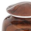 Bold & Divine Wood Grain Cremation Urn for Human Ashes - Elegant Large Memorial Cremation Urn for Human Ashes - Perfect Tribute for Loved Ones - Male Female Man or Woman (Red Cherry Wood, Large) view 3