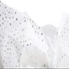 Made in USA 50-Sheet Hot Stamp Glitter Gift Tissue Paper Pack, 20" X 30" (Silver on White) view 1
