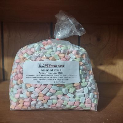 Marshmallow Bits 14 oz. (Dried)