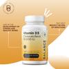 Balancebreens Vitamin D3 50,000 IU, 60 Veggie Capsules - High Potency, Supports Immune & Bone Health - Weekly Once (Pack of 1) view 2