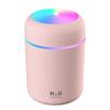 2 in 1 USB Electric Aromatherapy Oil Diffuser Ultrasonic Air Humidifier Mist Maker with Colorful Light for Home Office and Car (Pink)
