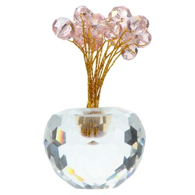 VOSAREA 1pc Crystal Decoration for Home Office Elegant Tabletop Decor Healing Crystal Adornment for Positive Energy and Vibes