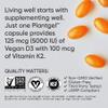 Sports Research Vitamin D3 + K2 w/Coconut Oil - Vegan Vitamin D 5000iu (125mcg) & Mk7 Vitamin K 100mcg for Bone & Immune Support - Vegan Certified  Non-GMO  Soy Free - 30 Softgels view 4