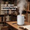 2 in 1 USB Electric Aromatherapy Oil Diffuser Ultrasonic Air Humidifier Mist Maker with Colorful Light for Home Office and Car (White) view 4