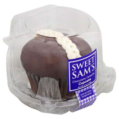 Sweet Sams Chocolate Ganache Cupcake - 6 per case.
