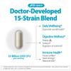 Life-Space Premium Broad Spectrum Probiotics, 2 Month Serving, 32 Billion CFU & 15 Diverse Strains, Formulated for Daily Digestive Health & Immune Health, Probiotics for Women & Men, 60 Veg Capsules view 3