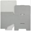 Heads MSG-GB4 Plain Gift Box, Made in Japan, 6.4 x 4.3 x 5.5 inches (16.3 x 11 x 14 cm), Silver Gray, 10 Pieces, Box view 1