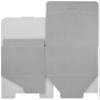 Heads MSG-GB4 Plain Gift Box, Made in Japan, 6.4 x 4.3 x 5.5 inches (16.3 x 11 x 14 cm), Silver Gray, 10 Pieces, Box view 2