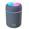 2 in 1 USB Electric Aromatherapy Oil Diffuser Ultrasonic Air Humidifier Mist Maker with Colorful Light for Home Office and Car (Grey)