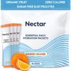 Nectar Hydration Packets - Electrolytes Powder Packets - No Sugar or Calories - Organic Fruit Liquid Daily IV Electrolytes Powder for Dehydration Relief and Rapid Rehydration (Orange 30 Pack)