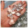 100 Grams Clear Quartz Healing Crystals Natural Tumbled and Polished Irregular Gemstones Chips Bulk for Fish Tank Landscape Reiki 1"(Clear Quartz Irregular) view 3