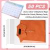 LEOSINDA 50 Pcs Cellophane Bags,12 x16 inches Clear Resealable Cellophane Plastic Bags Resealable Self-Sealing Cello Bag for Packaging Clothing, Decorative Wrappers, Party Favors, Artwork and More view 2