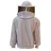Clothes N Leather Gear Beekeeping Three Layer Mesh Ultra Ventilated Jacket Fully Protection Jacket with Round Veil Colors (White, 3XL) view 4
