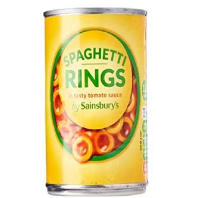 Sainsbury's Spaghetti Rings In Tomato Sauce 400g - Spaghetti Rings in Tomato Sauce. in tasty tomato sauce